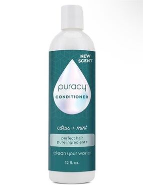 PURACY Citrus & Mint Conditioner 12 fl oz / 355mL ~ 99% Plant-Based ~ New